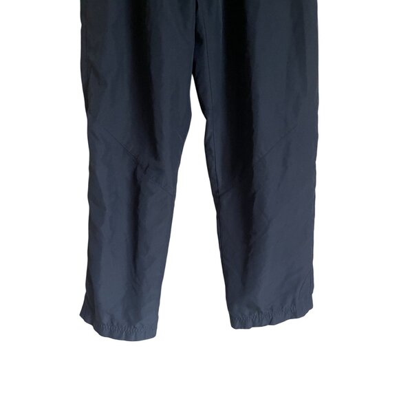 Nike Size Medium Navy Blue Nylon Pants Athletic Ankle Zip Straight Leg - Picture 4 of 7